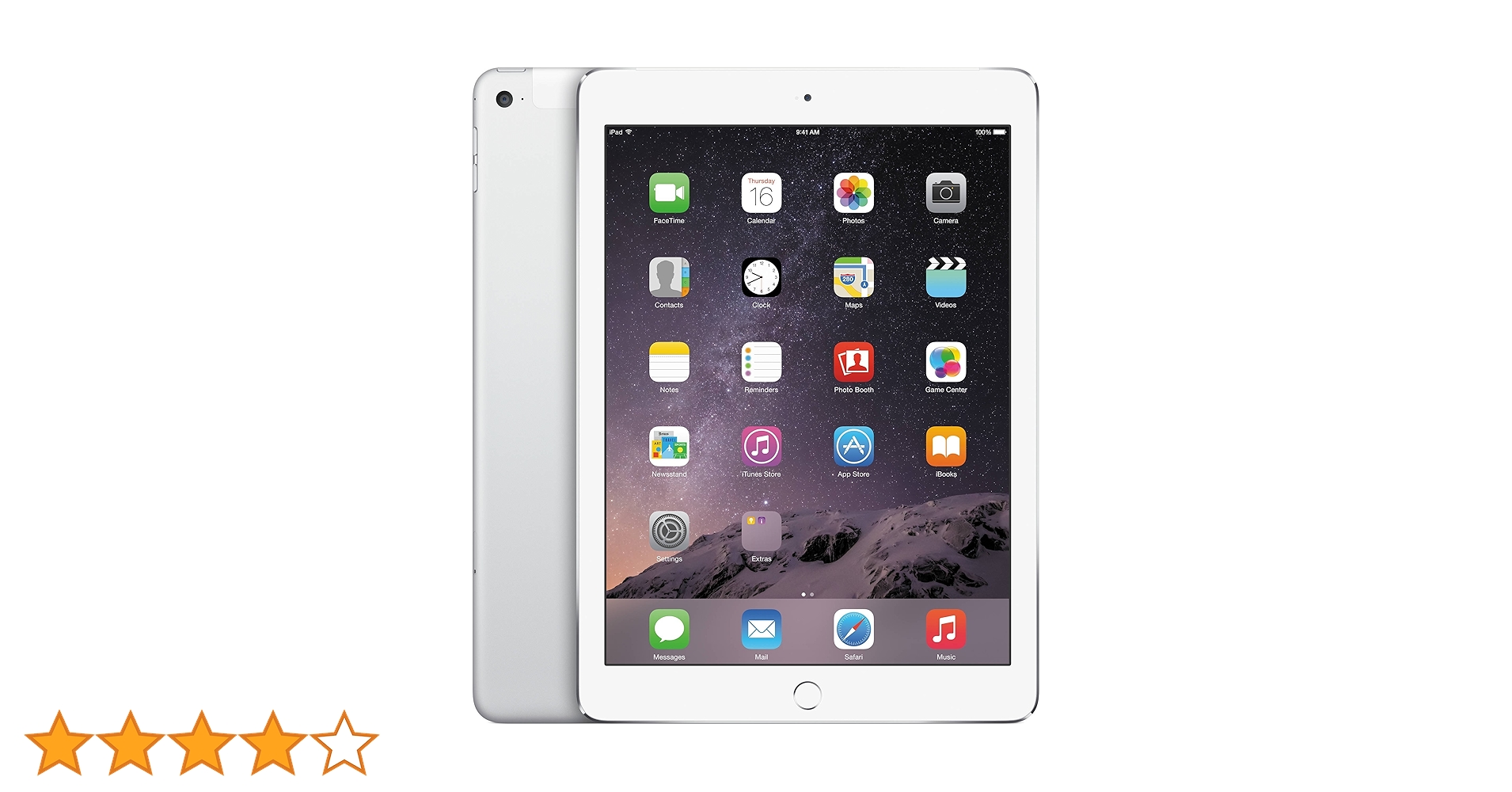 Apple iPad Air 2 64GB ホワイト Apple iPad Air 2 A1567 Wi-Fi + Cellular 64GB Srebrny